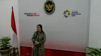 Menko Bidang PMK Puan Maharani saat konferensi pers usai menerima kunjungan Utusan PBB Bidang Ekonomi Inklusi Ratu Maxima dari Belanda (Liputan6.com/Rizki Akbar Hasan)