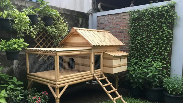 Desain Kandang Ayam Mini untuk Dua Ekor Ayam
