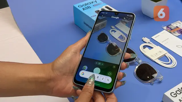 Fitur Image Search di Samsung Galaxy A18. Liputan6.com/Aisyah Mustika Zamani