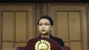 Menlu Retno Marsudi memberikan pernyataan pers di Kantor Kemenlu, Jakarta, Selasa (5/4). Menlu Retno mengaku telah melakukan kunjungan ke Filipina terkait penyanderaan 10 WNI oleh kelompok Abu Sayyaf. (Liputan6.com/Faizal Fanani)