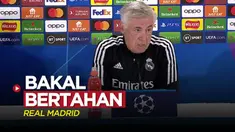 Berita video Pelatih Real Madrid, Carlo Ancelotti, mengungkapkan timnya akan bertahan menghadapi Celtic di Grup F Liga Champions 2022/2023.