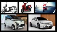 2 merek mobil dan 3 Merek Motor Listrik akan dapat intensif