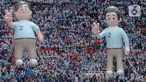 Massa pendukung Calon Presiden dan Calon Wakil Presiden nomor urut 2, Prabowo Subianto-Gibran Rakabuming Raka memadati tribun Stadion Utama Gelora Bung Karno (SUGBK), Jakarta, Sabtu (10/2/2024). (Liputan6.com/Herman Zakharia)