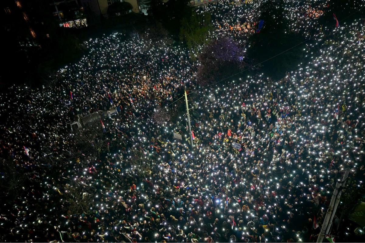 Demo Antikorupsi Terbesar Guncang Serbia