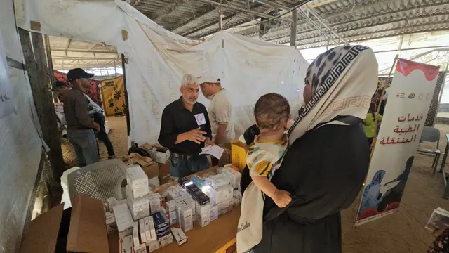 Bantu Pengungsi di Rafah, PMI Sediakan Tiga Layanan Utama Termasuk Penyediaan Air Bersih. Foto: PMI.