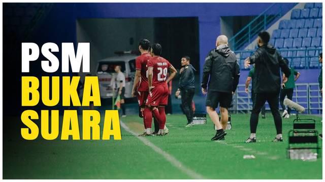 Berita Video, komentar PSM Makassar terkait pengurangan poin pada insiden kontra Barito Putera