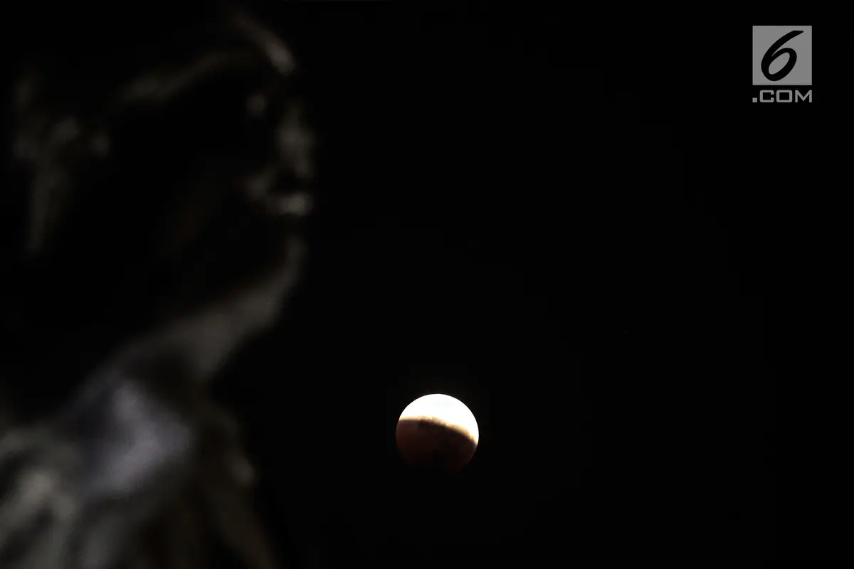 Gerhana Bulan Total di Jakarta