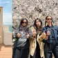 Potret seleb liburan ke luar negeri pada momen lebaran (sumber: Instagram/shandyaulia/yukikt)