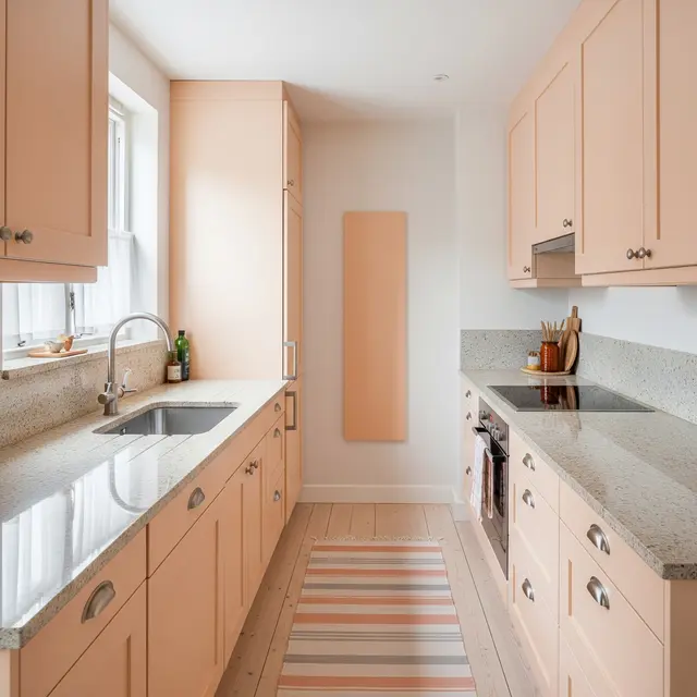 Warna Cat Dinding di Dapur Sempit Agar Terlihat Cerah (Gemini AI)