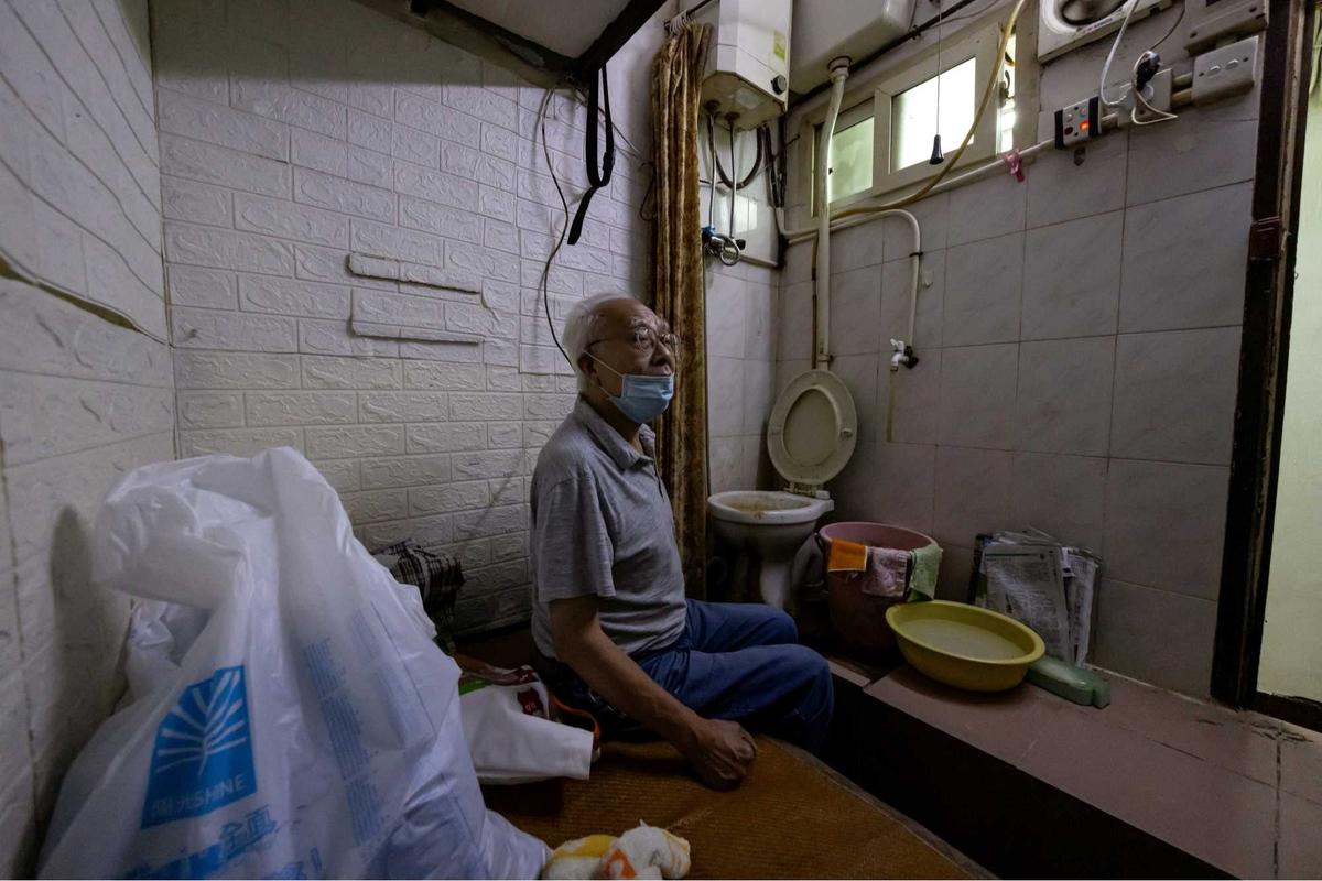 Rumah peti mati di Hong Kong
