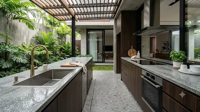 Model Saluran Air untuk Dapur Semi Outdoor agar Cepat Kering