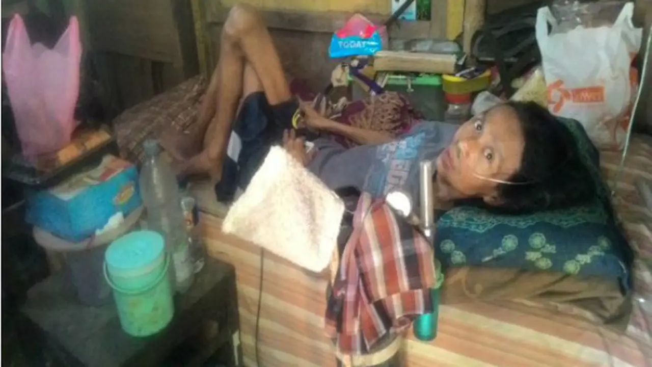 Kisah Tragis Pria Solo Ditinggal Istrinya saat Sakit Parah
