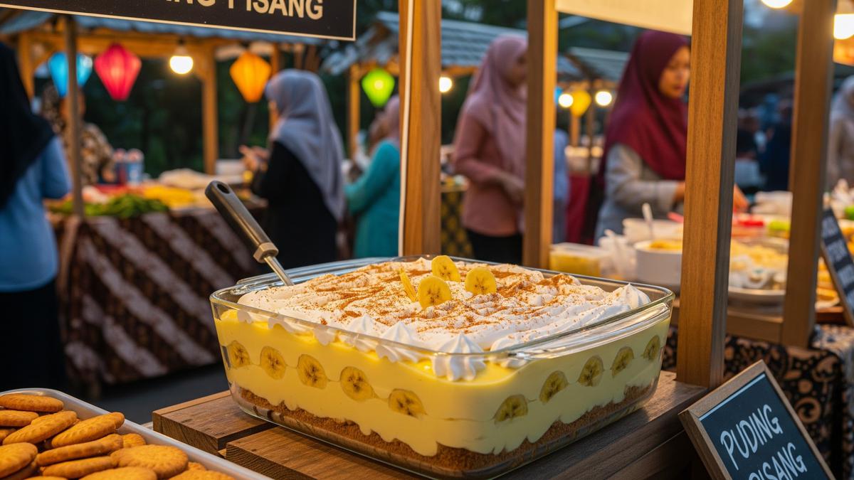 Resep Banana Pudding Tanpa Oven dan Mixer, Viral Diburu untuk Takjil 2026