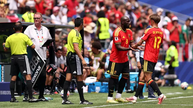 Foto: Efek Instan Romelu Lukaku saat Bawa Belgia Imbangi Mesir di Piala Dunia 2026
