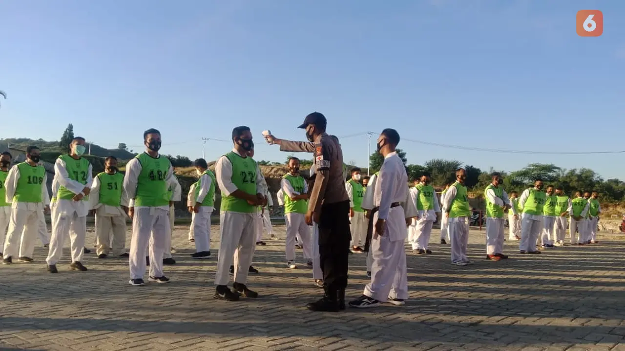 Ujian beladiri personel Polda Sulteng