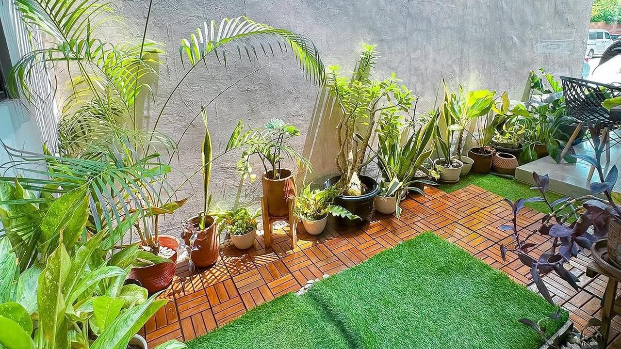 Desain taman dalam rumah minimalis estetik dengan biaya kurang dari Rp 1 juta
