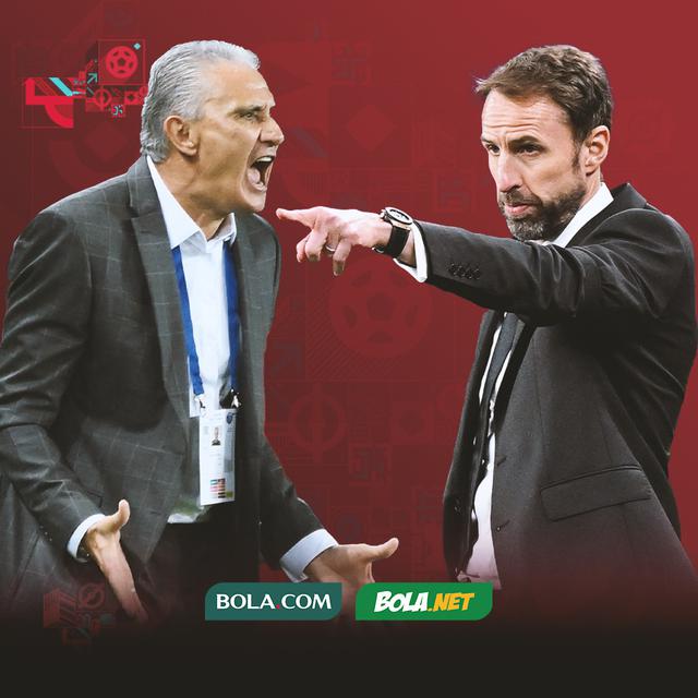 Piala Dunia 2022 - Gareth Southgate dan Tite