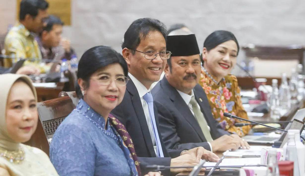 Menkeu Purbaya Yudhi Sadewa saat mengikuti rapat kerja dengan Komisi XI DPR RI terkait asumsi dasar RAPBN 2027 di Kompleks Parlemen, Senayan, Jakarta, Rabu, 2 September 2026. (KLY/ Arie Basuki)