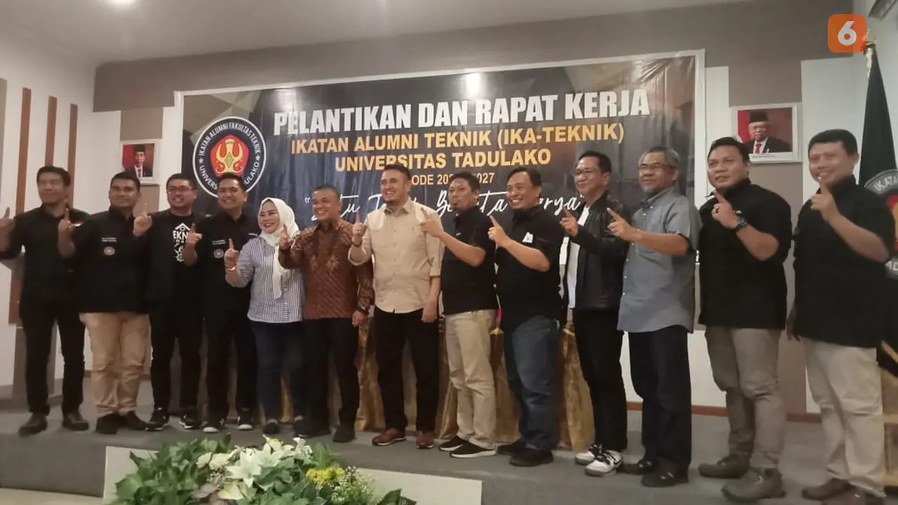 Wali Kota Palu bersama anggota Alumni Teknik Untad