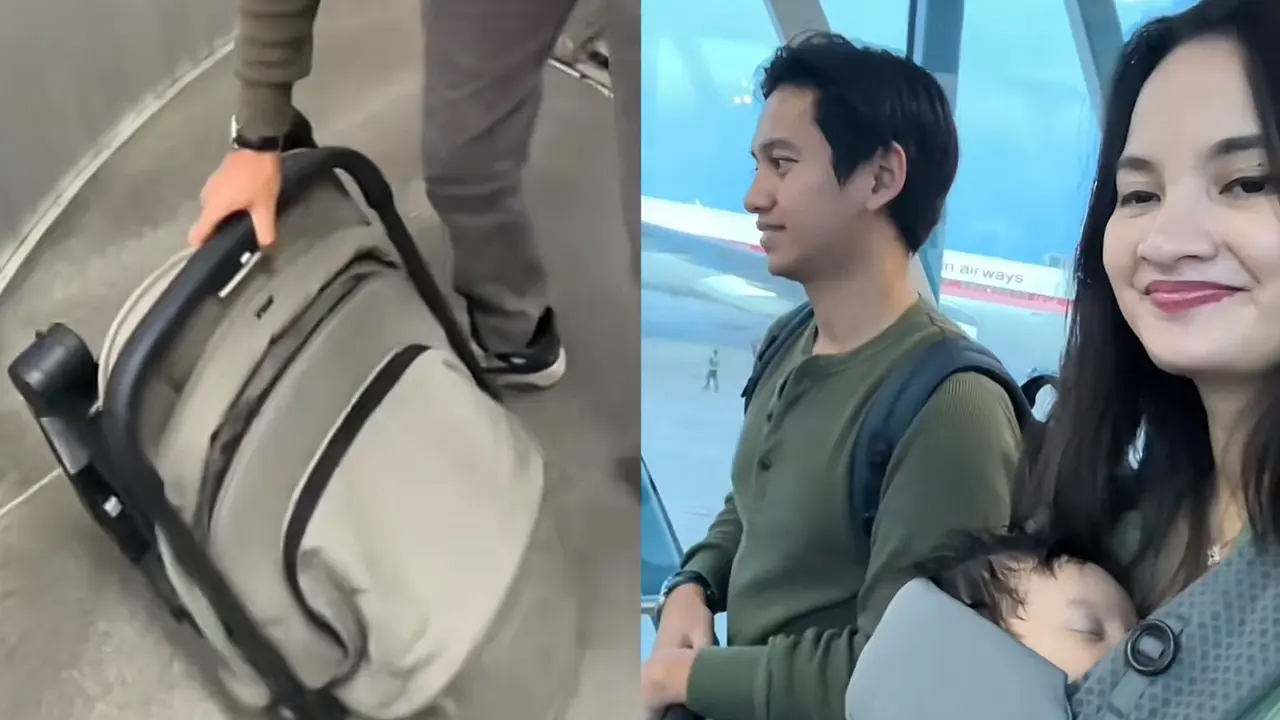 Sabrina Anggraini dan Belva Devara beri tips bawa bayi traveling dengan pesawat pertama kali