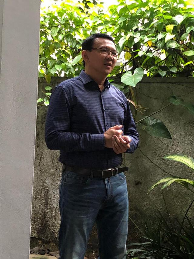 Penampakan Ahok setelah bebas dari penjara