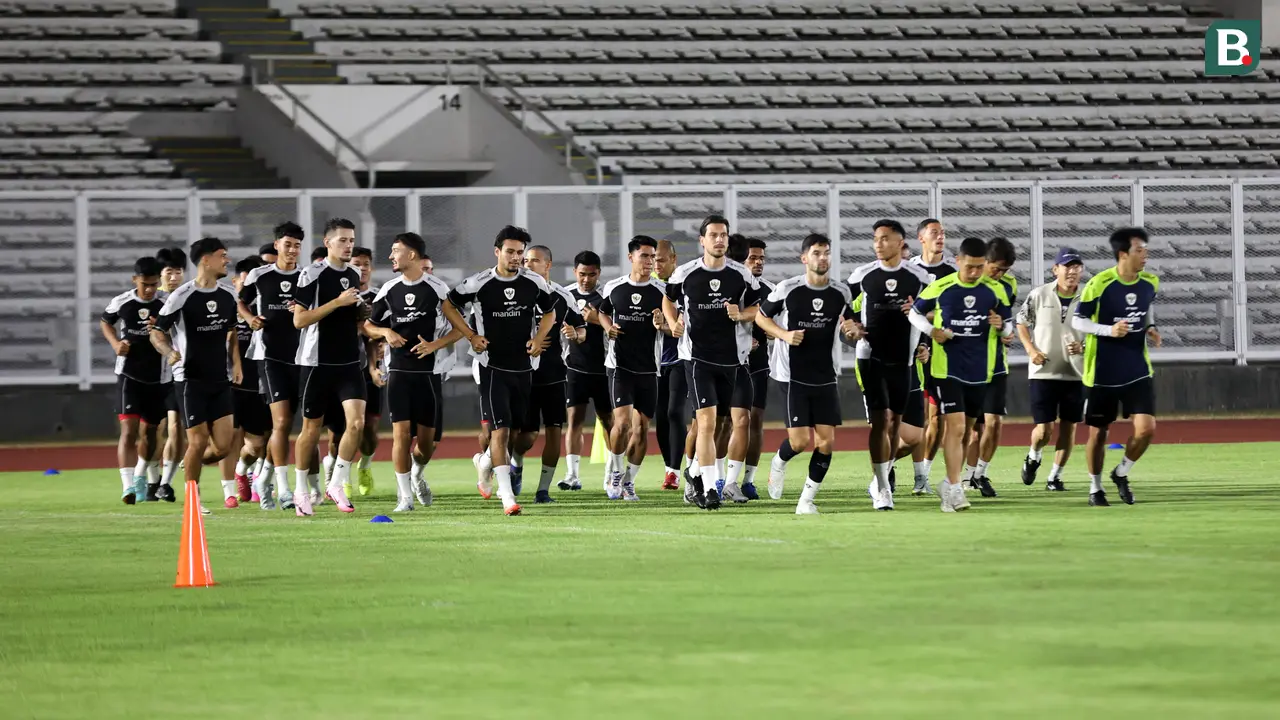 Timnas Indonesia latihan jelang hadapi Australia di Kualifikasi Piala Dunia 2026