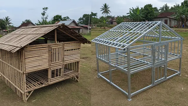 Kandang Ayam dari Kayu vs Baja Galvanis