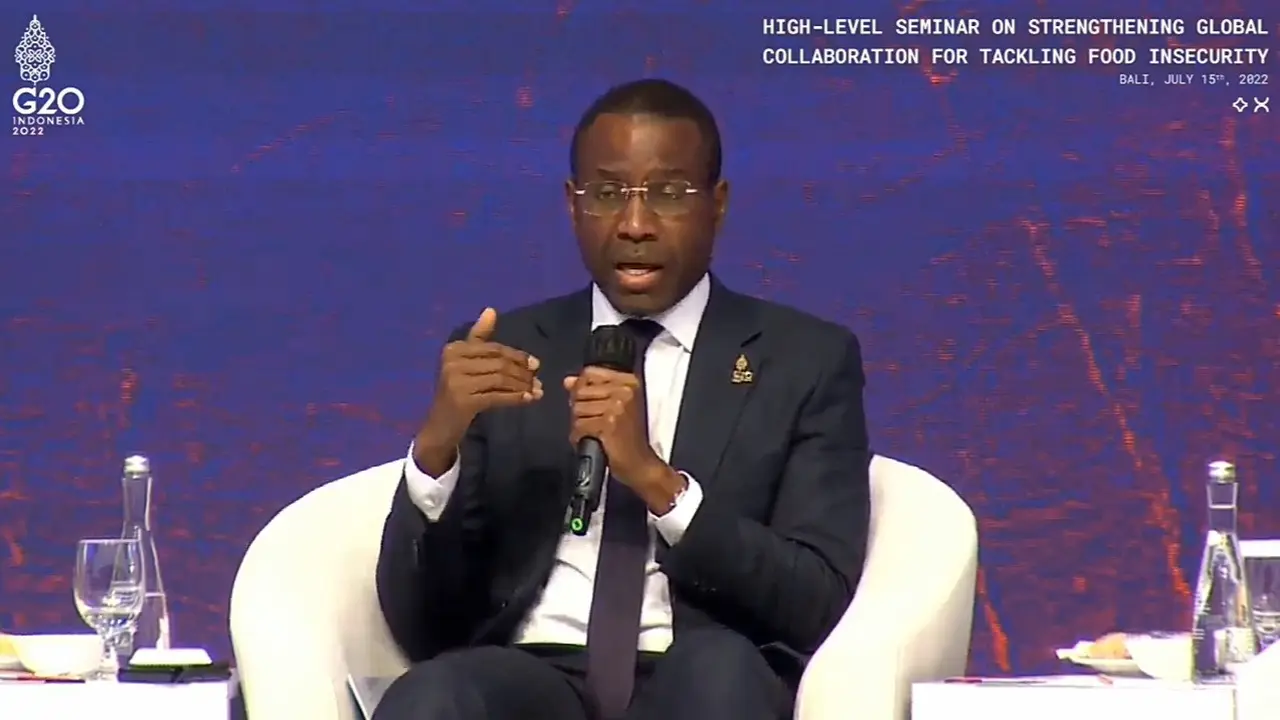 Menteri Keuangan (Minister of Economy, Planning and International Cooperation) Senegal Amadou Hott