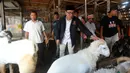 Ridwan Kamil mengatakan akan membuat Pasar Kambing Tanah Abang Jakarta Pusat menjadi sentra kuliner serta kawasan ekonomi rakyat. (merdeka.com/Arie Basuki)