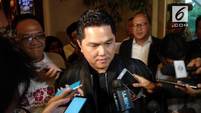 Ketua TKN Jokowi-Ma'ruf Amin, Erick Tohir. (Liputan6.com/Nafiysul Qodar)