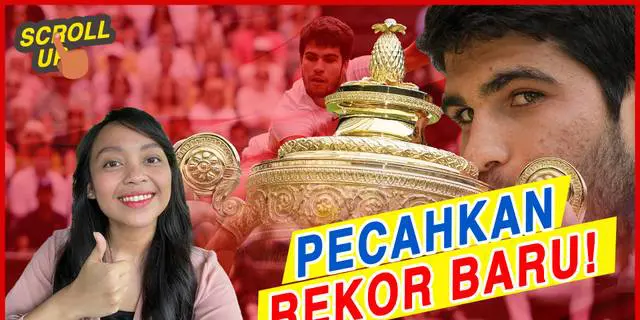 VIDEO: Kalahkan Novak Djokovic, Carlos Alcaraz Juarai Wimbledon 2023