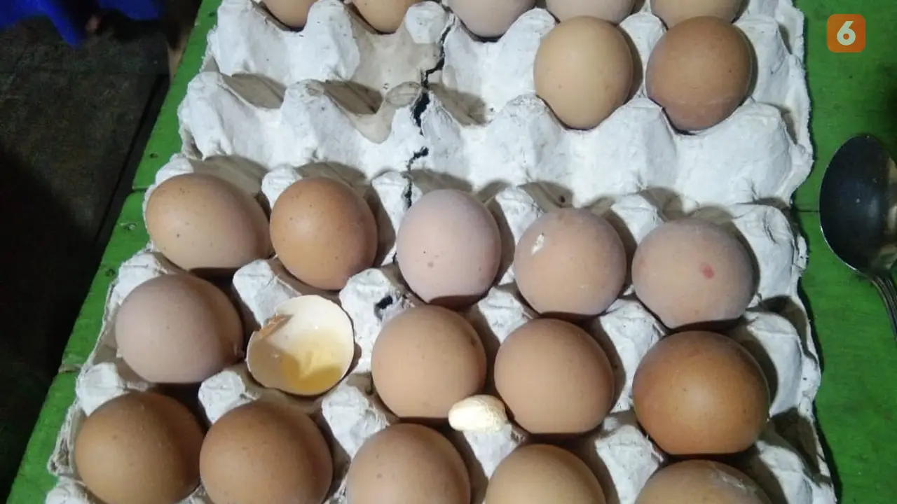 KPM BPNT di Jeneponto dapat bantuan telur busuk (Liputan6.com/Fauzan)