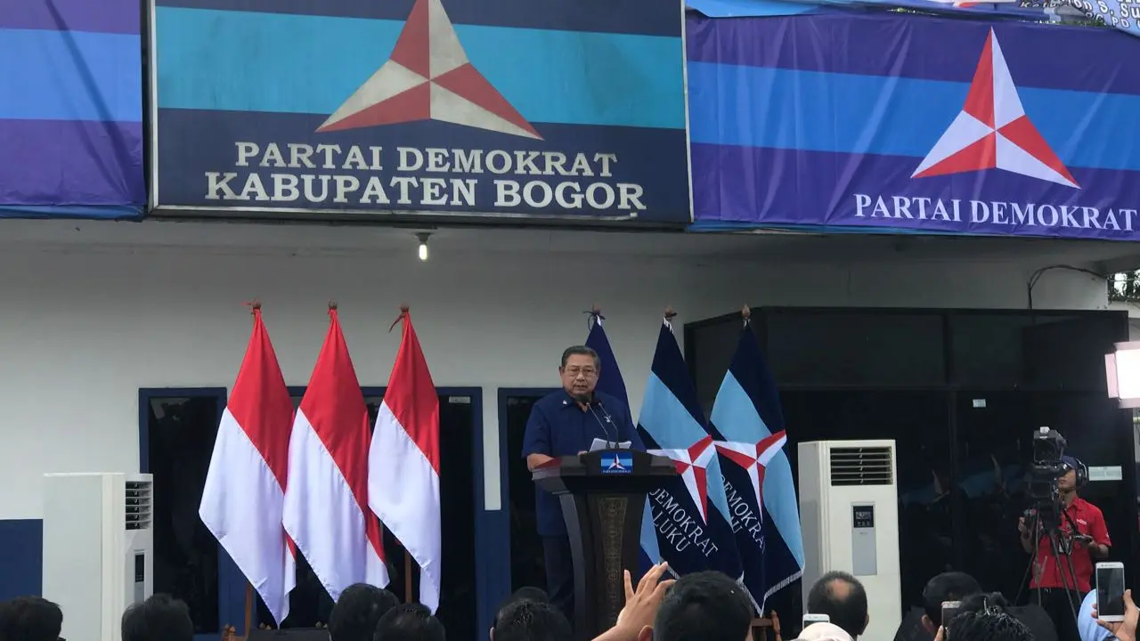 SBY orasi di awal tahun 2018 di Cibinong, Jawa Barat
