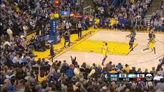 Berita video game recap NBA 2017-2018 antara Golden State Warriors melawan Minnesota Timberwolves dengan skor 126-113.