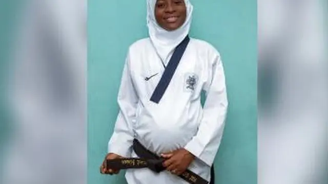 Nigerian taekwondo athlete, Aminat Idrees/dok. Aminat Idrees