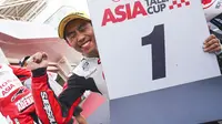 Pembalap Astra Honda Racing Team (AHRT), Afridza Munandar berhasil jadi juara di race 2 Asia Talent Cup (dok: AHRT)