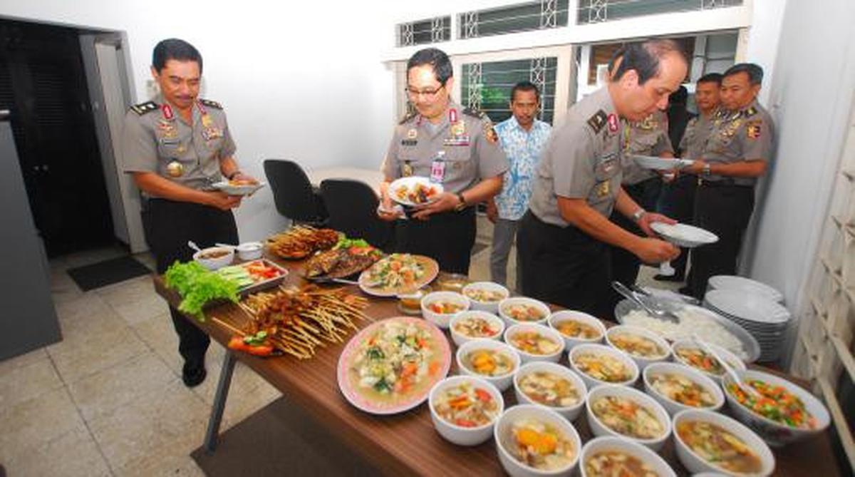 Kunjungan Tim Divisi Humas Mabes Polri ke kantor Merdeka.com