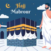 Ilustrasi haji mabrur, Makkah. (Image by Freepik)