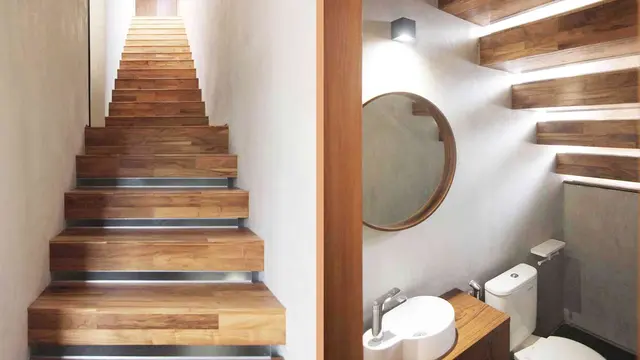 Desain Rumah Industrial Minimalis Mungil dengan Roster Terakota Cantik