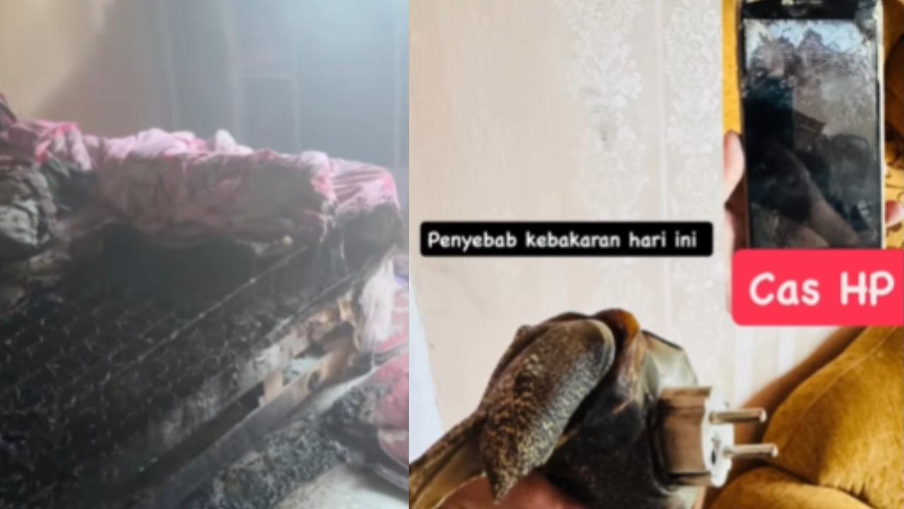 Ngeri! Gara-Gara Chargeran HP Tak Dicabut Semalaman, Rumah ini Terbakar Bikin Penghuni Syok