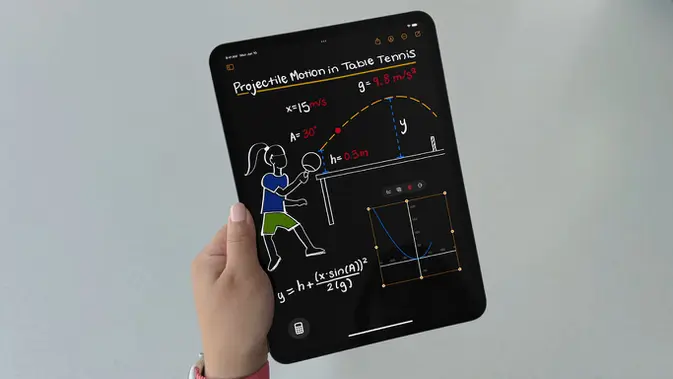 Math Notes iPadOS 18 (Dok: Apple)