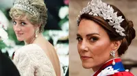 Putri Diana dan Kate Middleton menggunakan anting yang sama yakni anting mutiara Diamond and South Sea. (Instagram/@the_princess__of_wales)