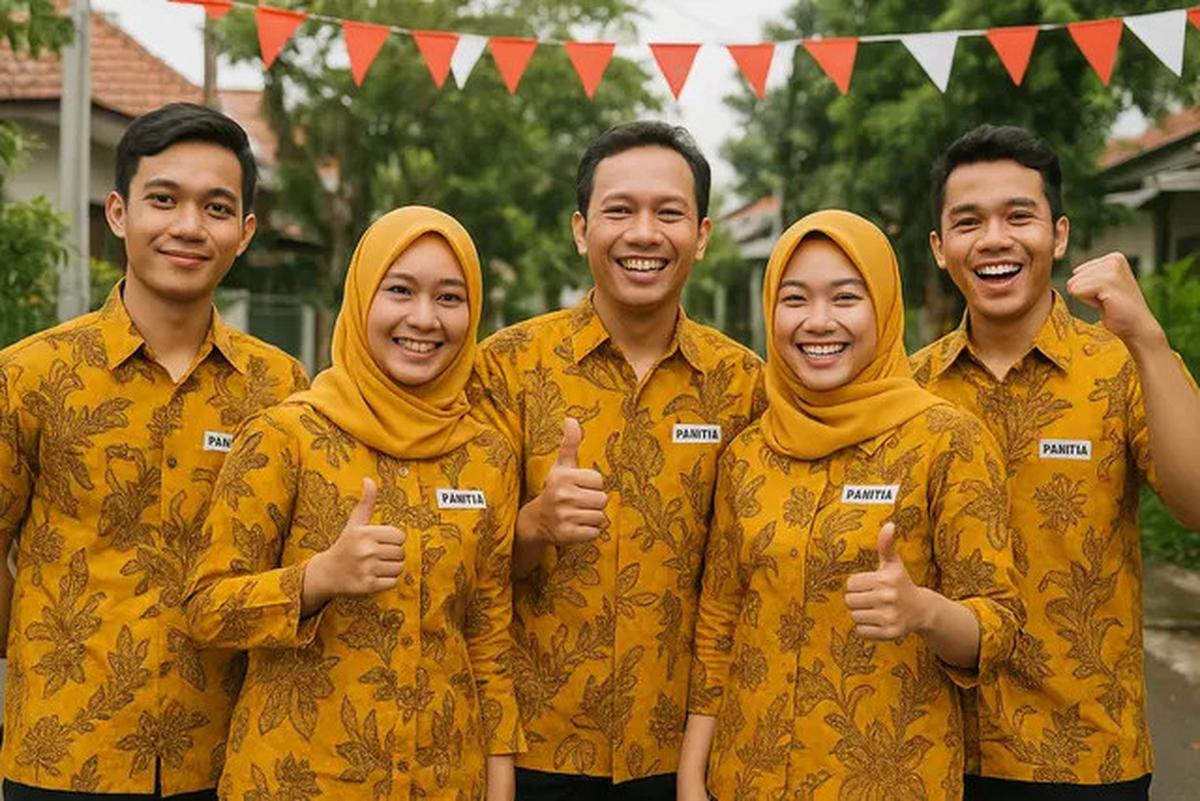 10 Warna Baju Batik yang Cocok untuk Panitia 17-an di Kampung, Bisa Jadi Referensi