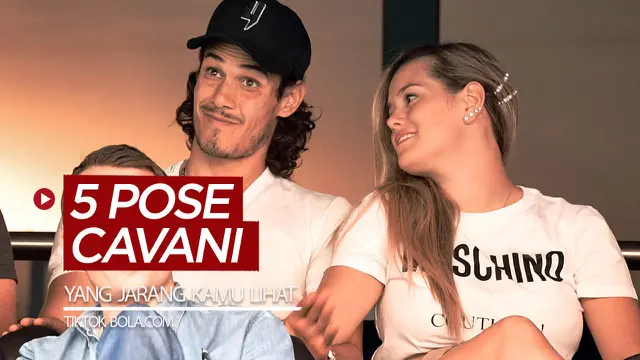 Cover TikTok Bola.com, Edinson Cavani dan Kekasih