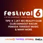 JKT 48 dan berbagai penyanyi lintas generasi lainnya akan tampil dalam Festival 6 tanggal 8-9 Juli 2023. (Dok. Vidio)