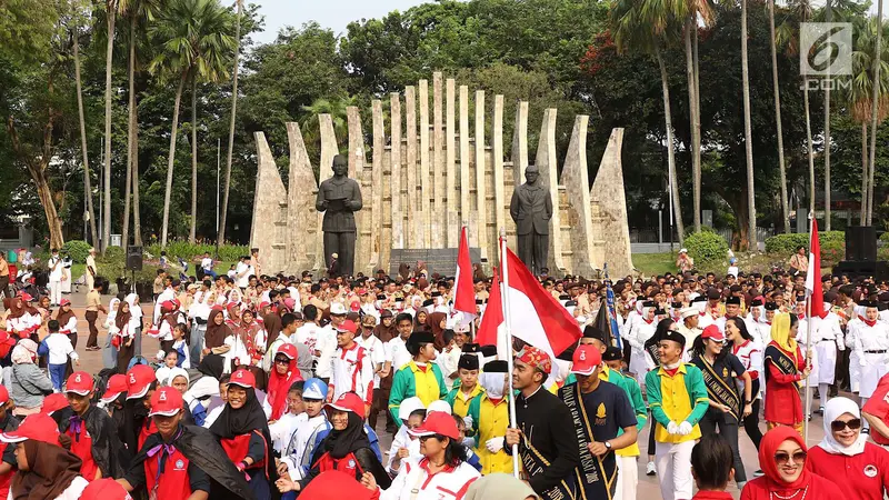 Napak Tilas Kemerdekaan RI di Tugu Proklamasi