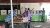 Pemilihan Umum (Pemilu) di Kecamatan Ilir Timur 2 Palembang (Liputan6.com / Nefri Inge)
