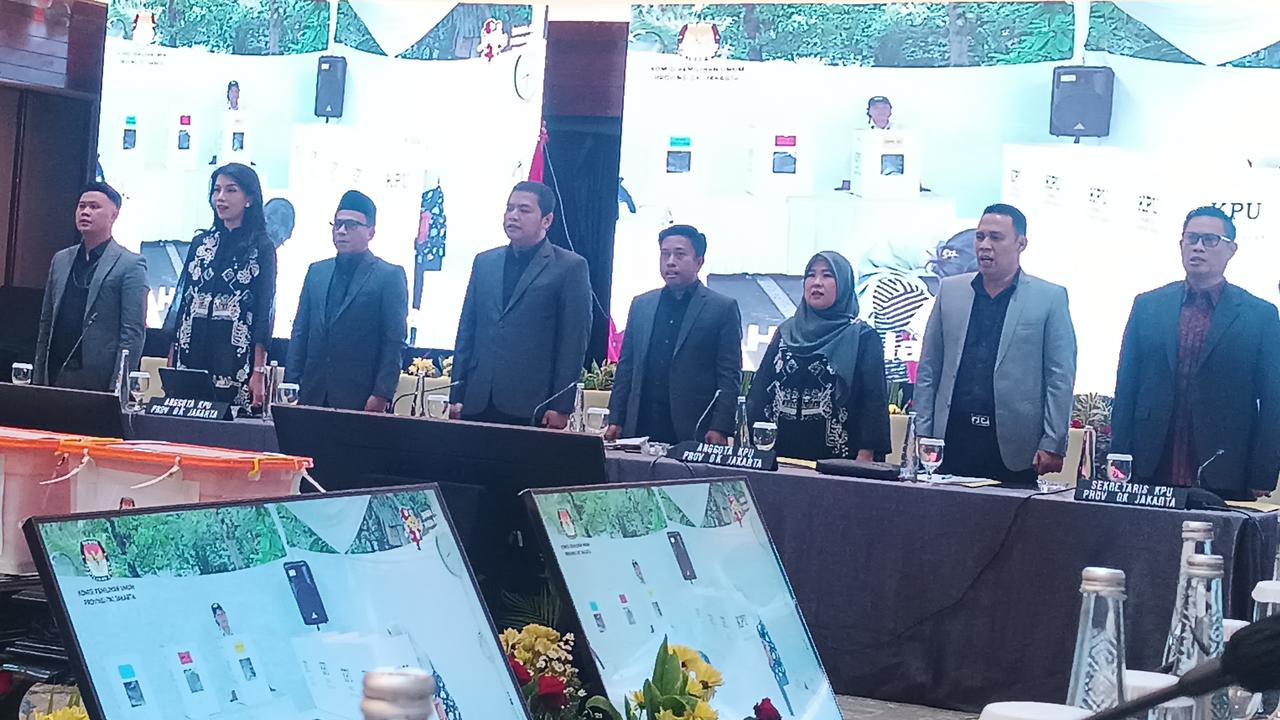 Rekapitulasi Pilkada Jakarta Tingkat Provinsi Dibuka, KPU Kepulauan Seribu Lapor Saksi RIDO Ogah Tanda Tangan karena Masalah Lokasi