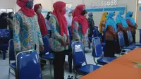 Emak-emak PKK di Kelurahan Karangboyo, Kecamatan Cepu, Kabupaten Blora (Liputan6.com/Ahmad Adirin)