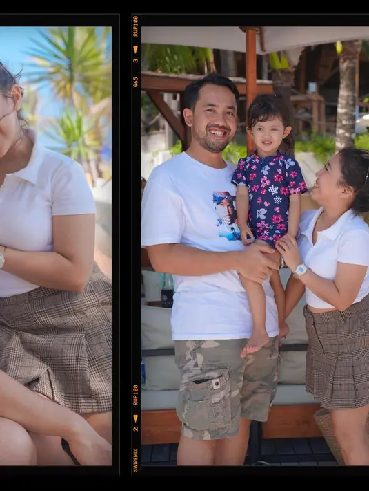 Kiky Saputri dan M. Khairi bersama putrinya. [Foto: Instagram/kikysaputrii]